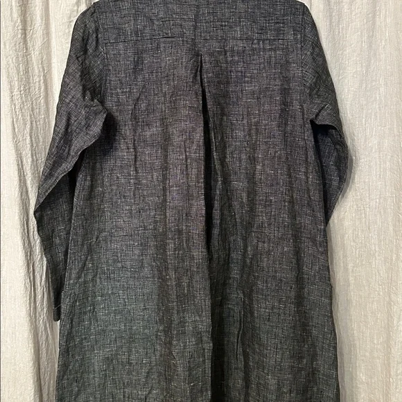 Pure Linen Handmade Coat - Picture 10 of 16